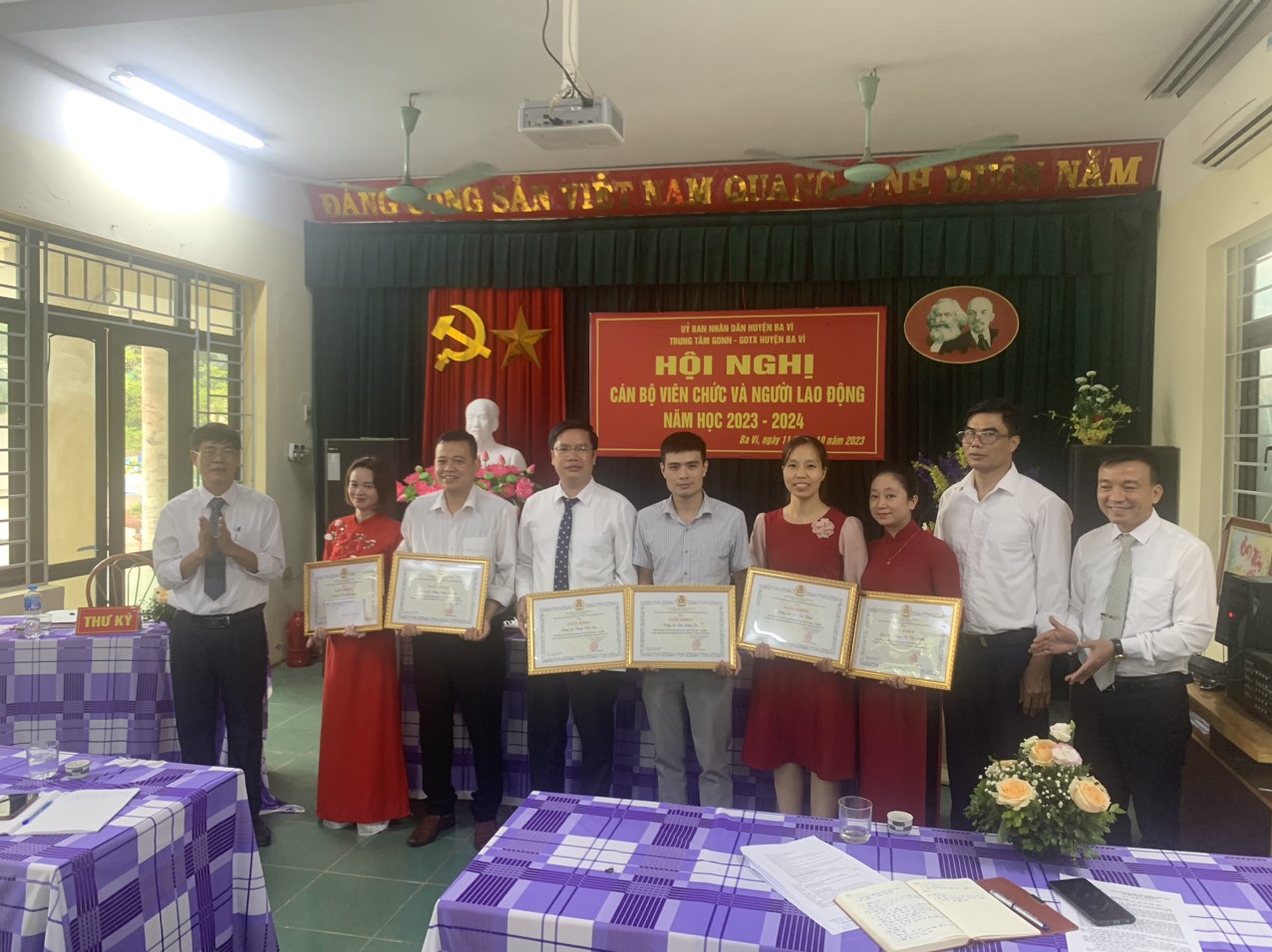 HỘI NGHỊ CÁN BỘ VIÊN CHỨC VÀ NGƯỜI LAO ĐỘNG NĂM HỌC 2023 - 2024